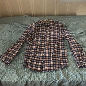 Plaid button down shirt